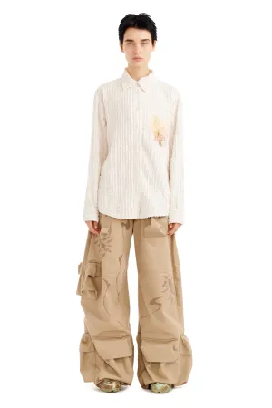 FLOWER DRIP CONVENTION BUTTON UP