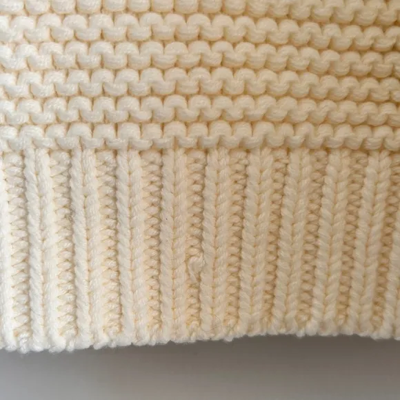 FREE PEOPLE Dream Cable-Knit Sweater, Cream, Size X-Small - NWT