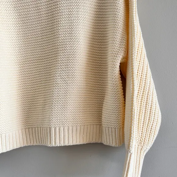 FREE PEOPLE Dream Cable-Knit Sweater, Cream, Size X-Small - NWT