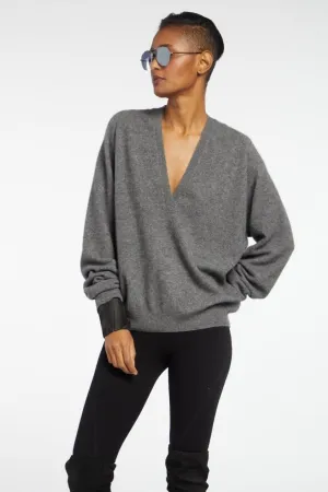 Frenckenberger Cashmere V-Neck Oversized Johnny Sweater
