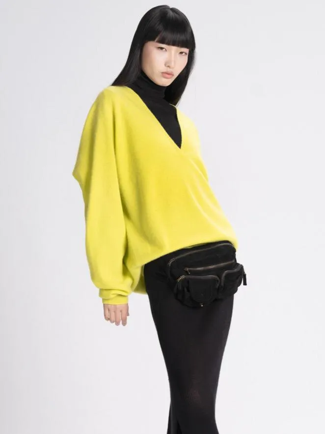 Frenckenberger Cashmere V-Neck Oversized Johnny Sweater