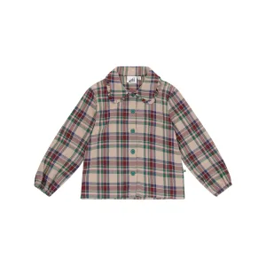 FRILL SHIRT Plaid