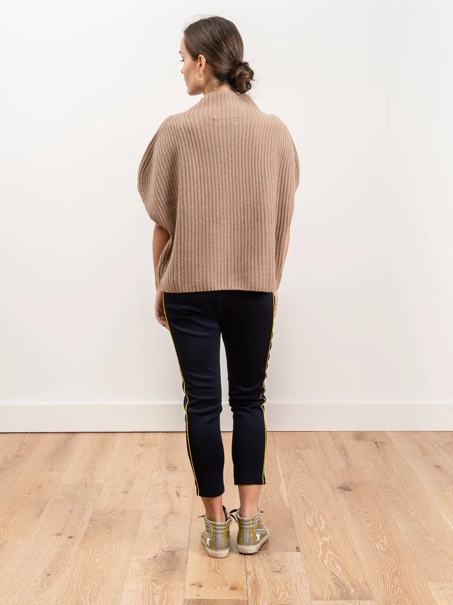 funnel rib sweater - carmello