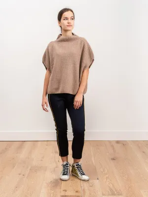 funnel rib sweater - carmello