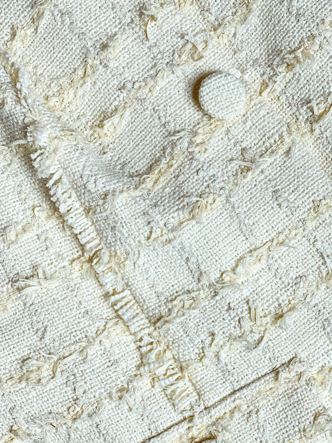 Gabrielle Ivory Tweed Mini Dress