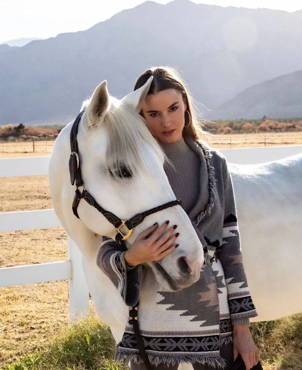 Gone With The West Aztec Cardigan Sweater