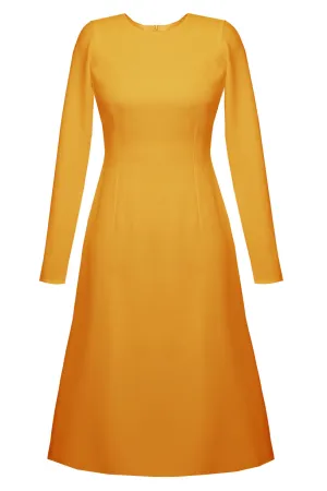 Grace Marigold A-Line Dress with Long Sleeves