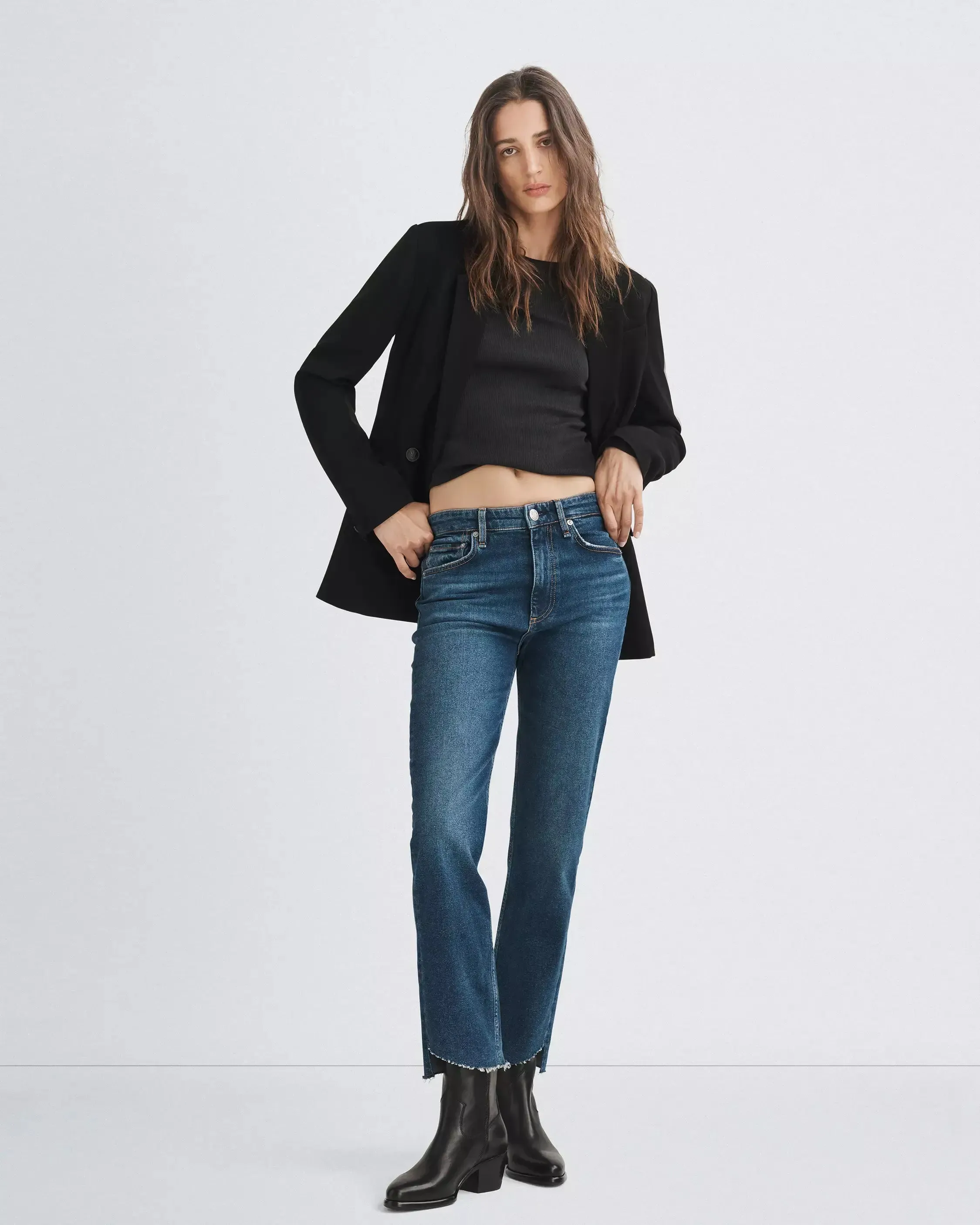 Harlow Pant in Marine wash