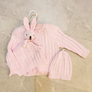 Hat, Sweater & Lovey Set