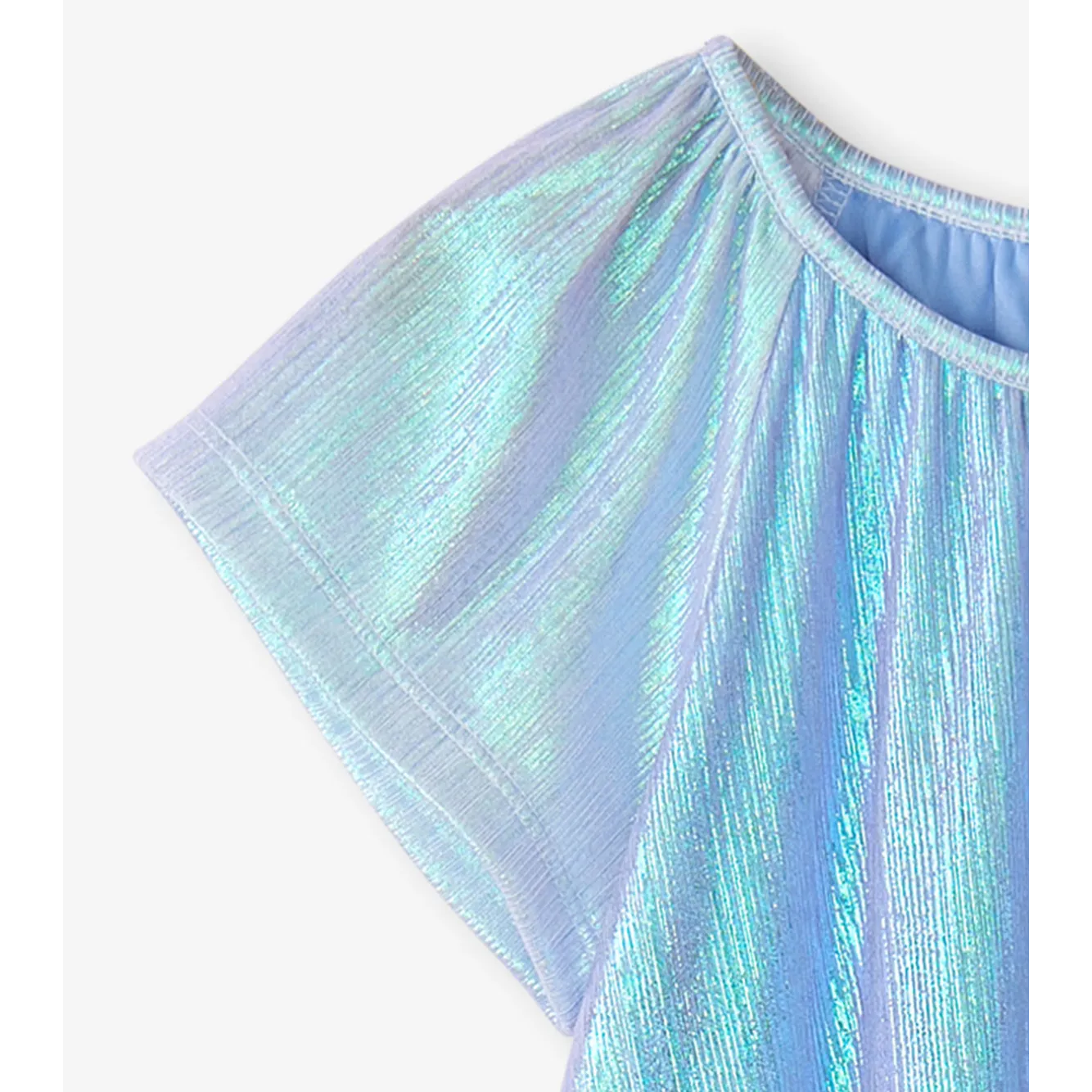 Hatley Silver Metallic A-Line Dress