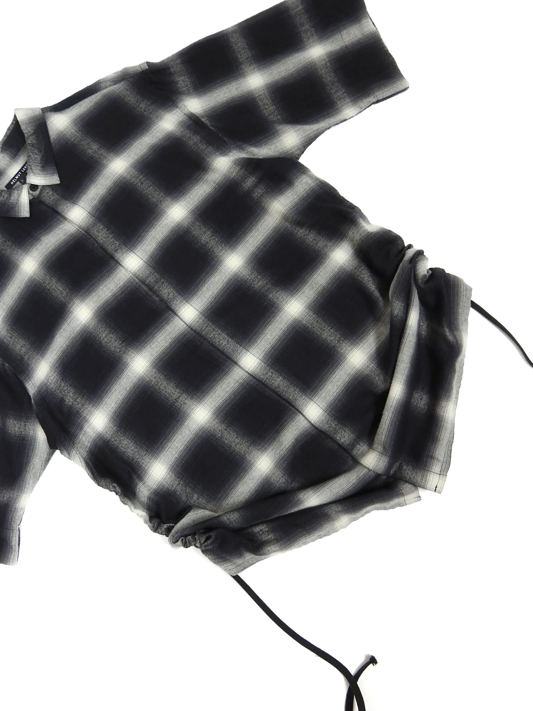 Helmut Lang Flannel SS Shirt Size Large