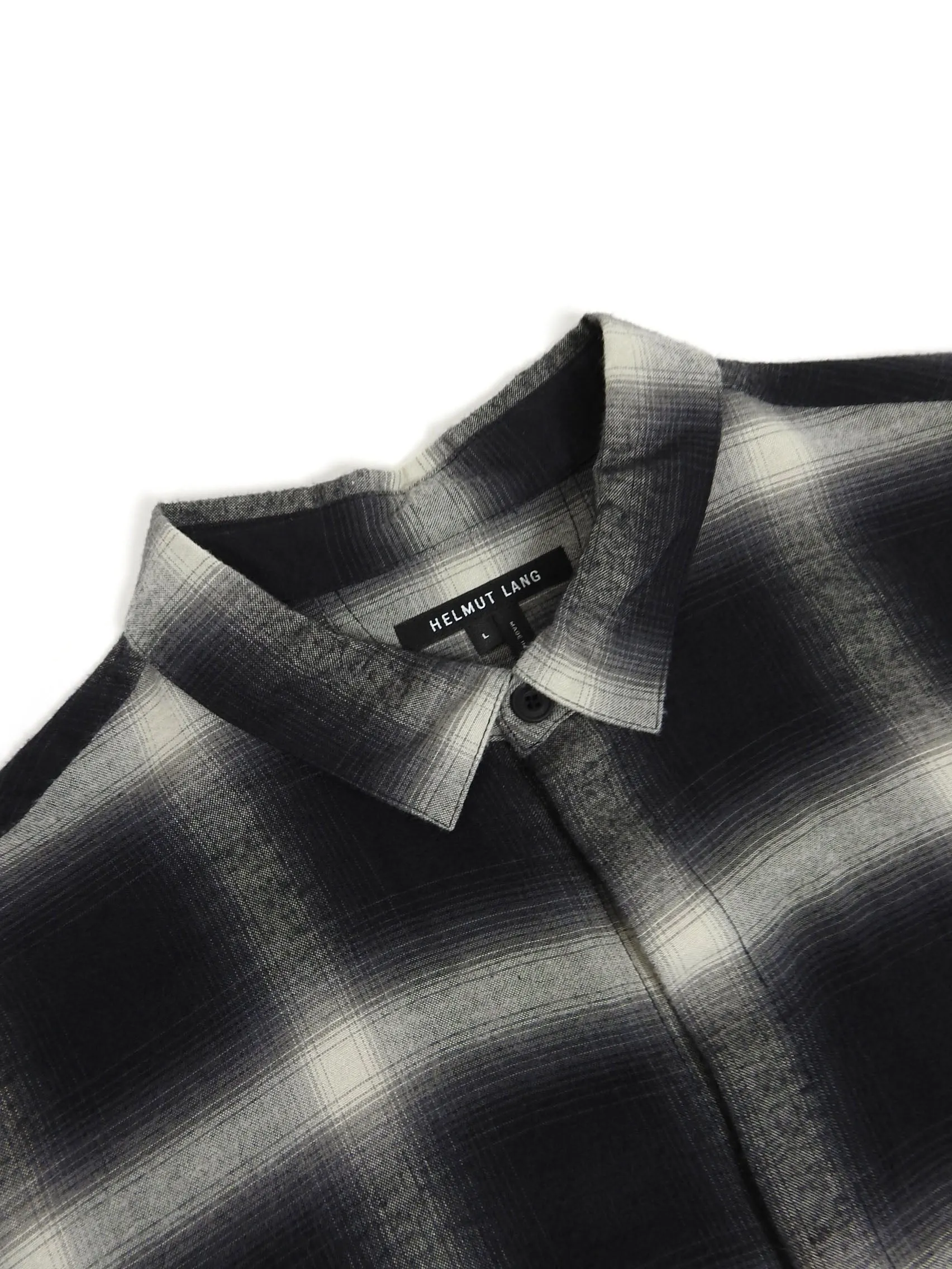 Helmut Lang Flannel SS Shirt Size Large
