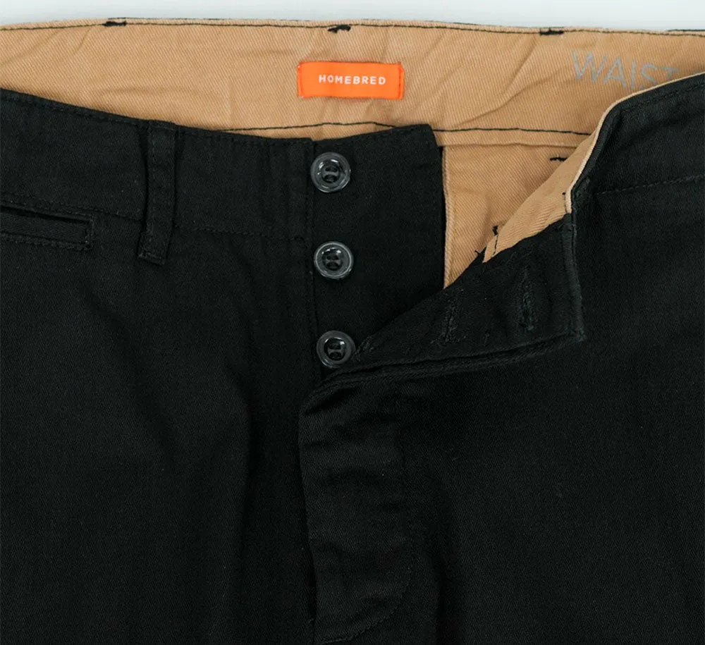 Homebred Herringbone Straight Fit Chino Pant