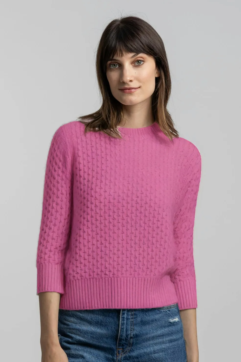HoneyComb Cashmere Sweater