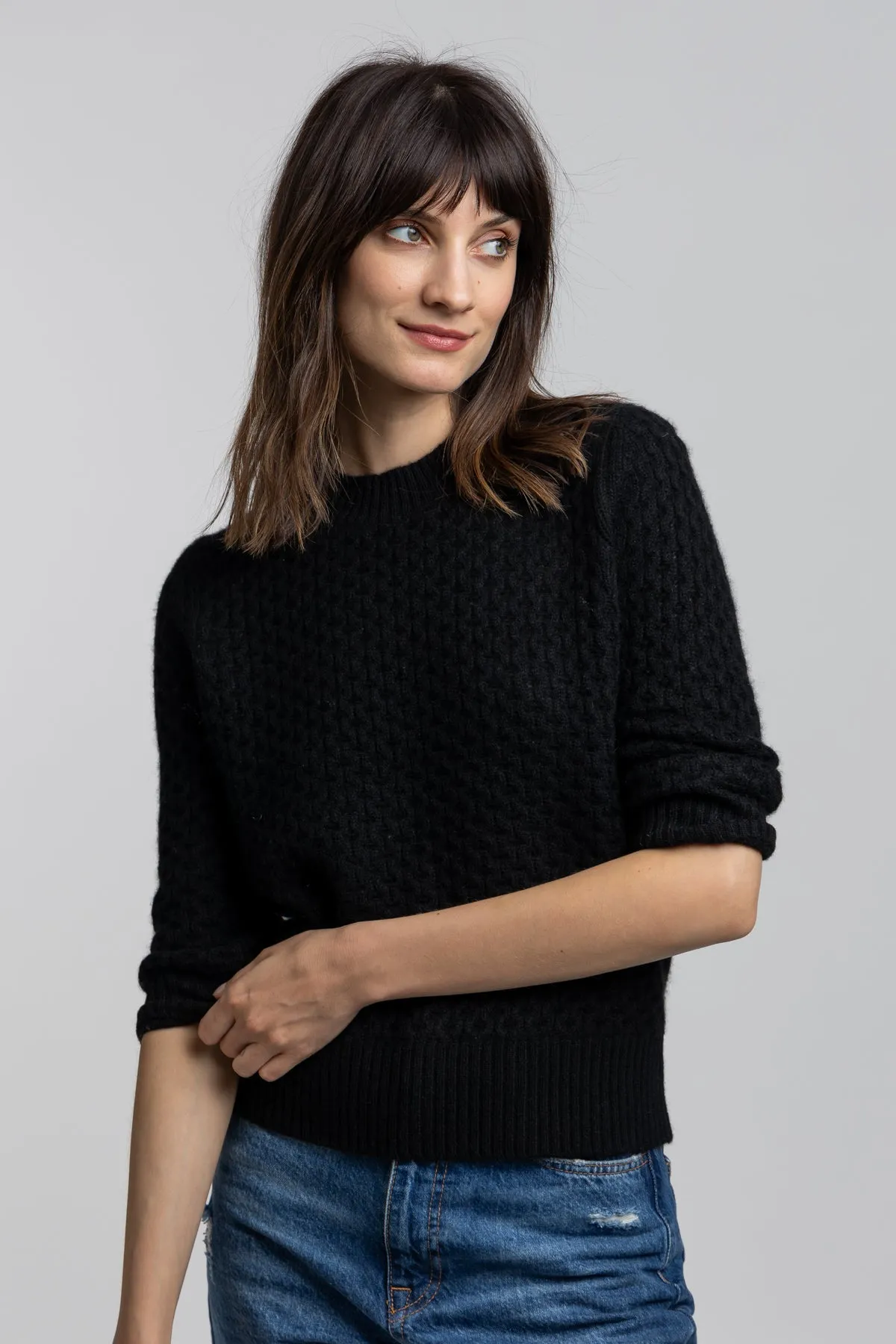 HoneyComb Cashmere Sweater