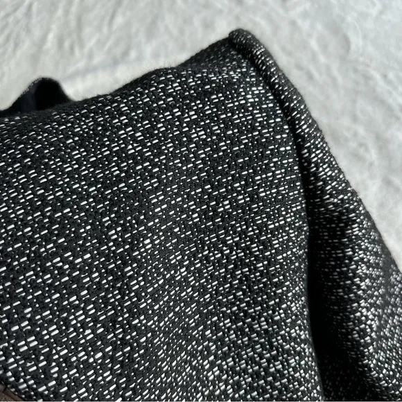 Hugo Boss Jimi1 Tweed Black White Crewneck 3/4 Sleeve Blazer L (12)