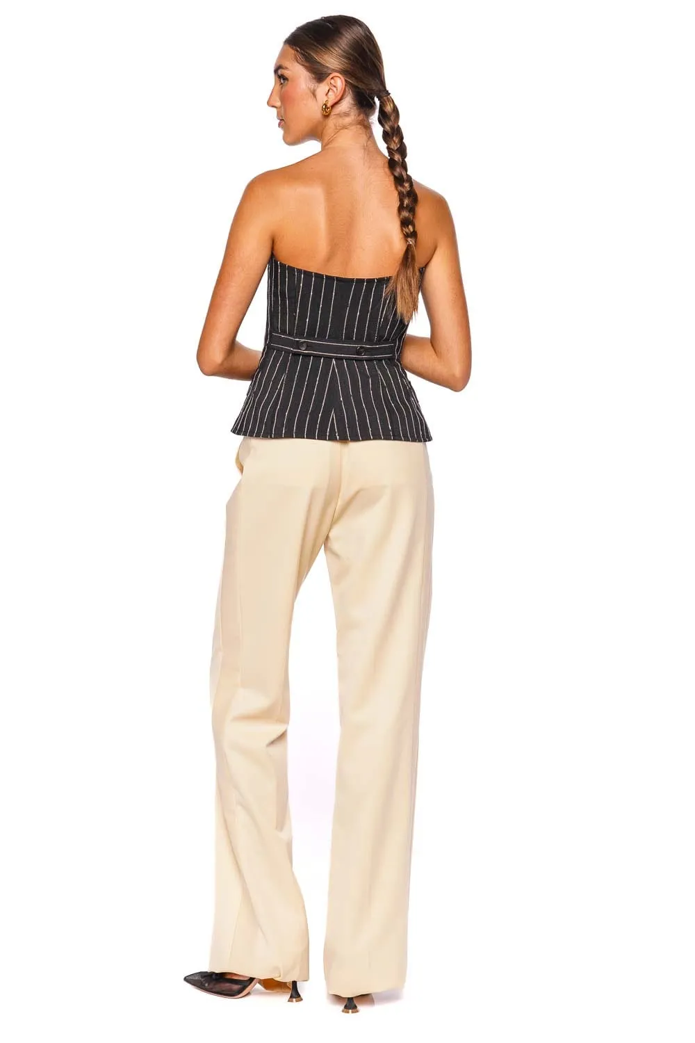 Illustration Tea Straight Tux Pant