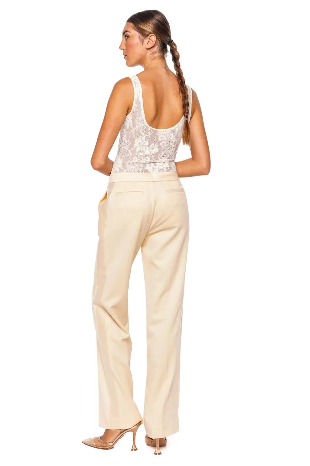 Illustration Tea Straight Tux Pant