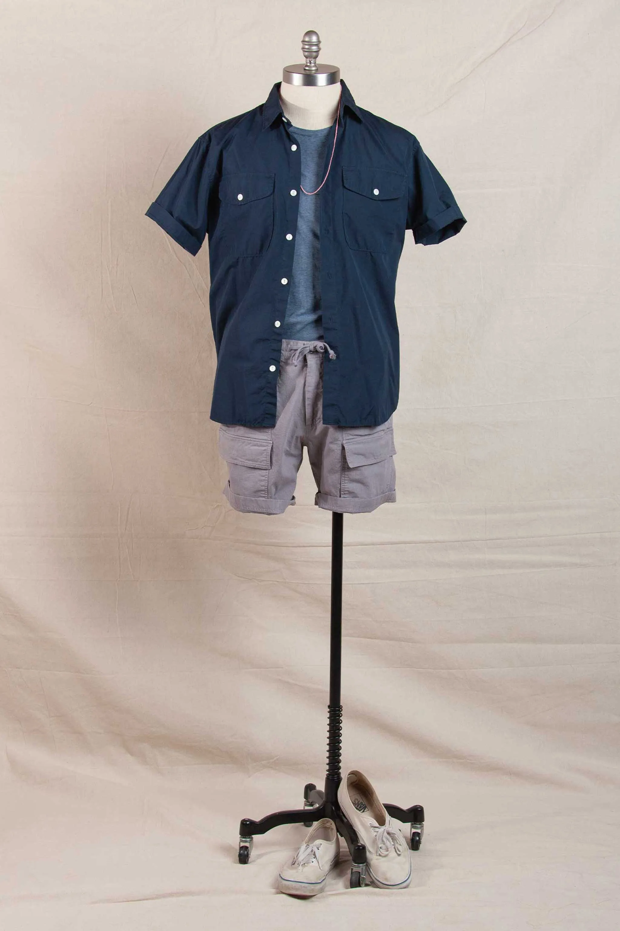 Indigo Stripe Pocket Tee