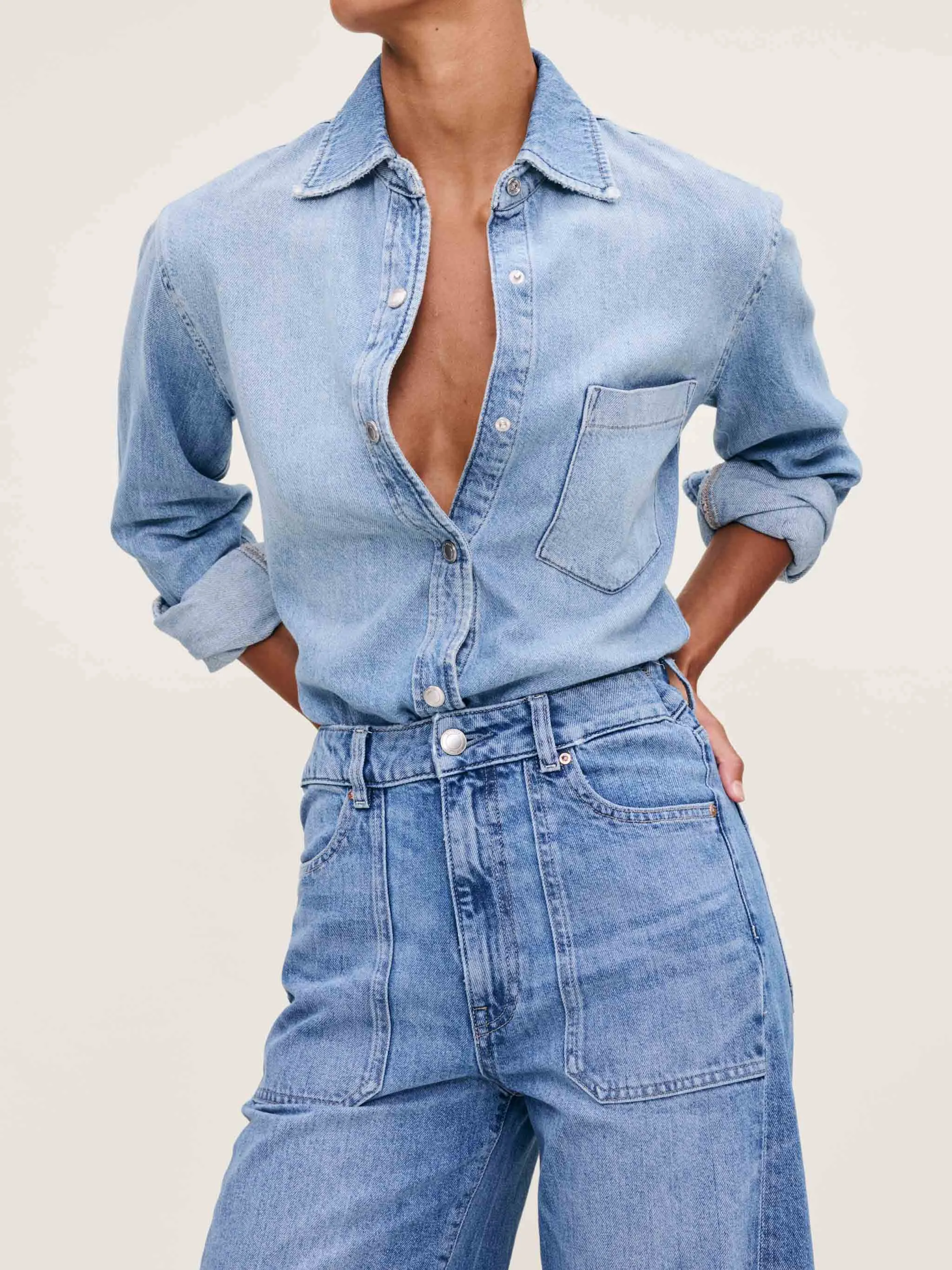Ines Button Up Shirt | River Bank