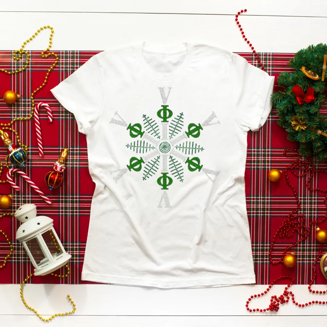 IPL Bling Snowflake with Greek Letters