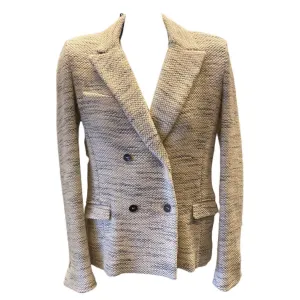 ISABEL MARANT Beige Tweed Knit Blazer | Size 42