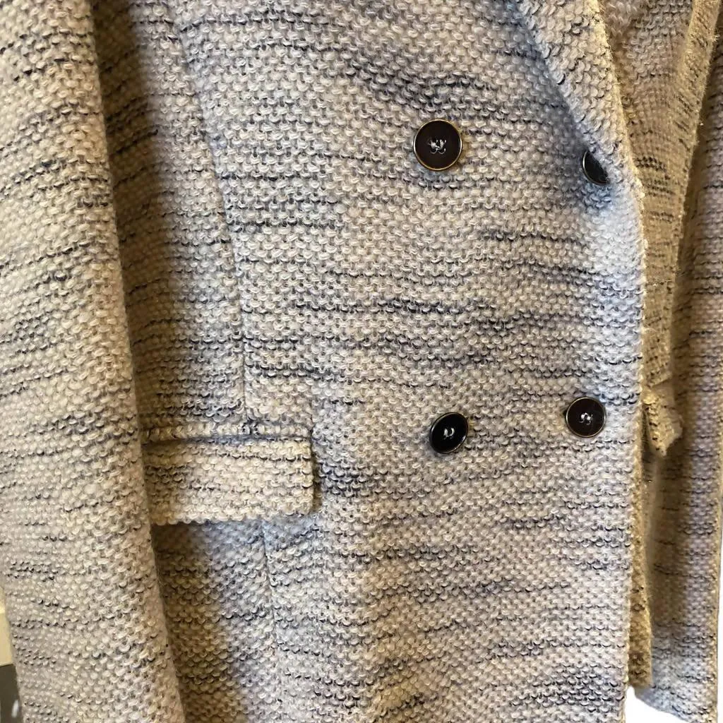ISABEL MARANT Beige Tweed Knit Blazer | Size 42