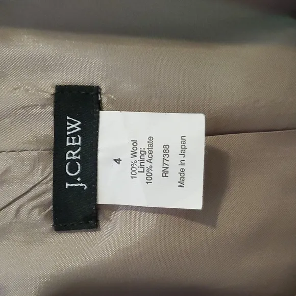 J Crew 2 button wool blazer