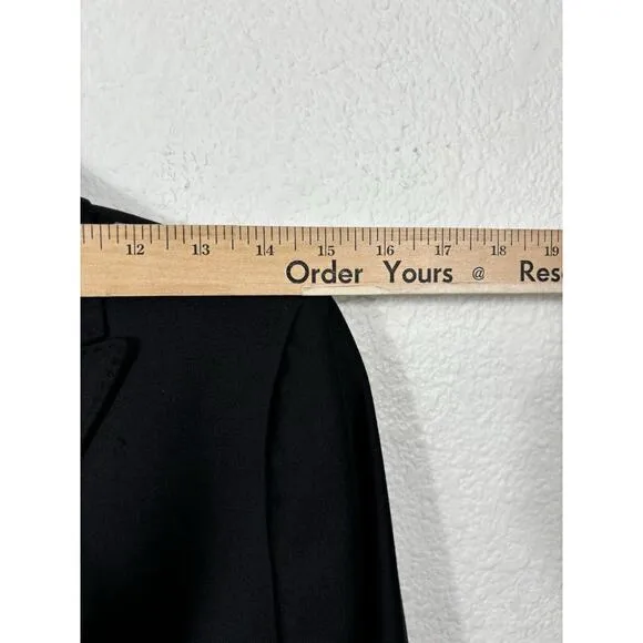 J. Crew Blazer Womens Size 4 Wool Black Super 120s 2 Button