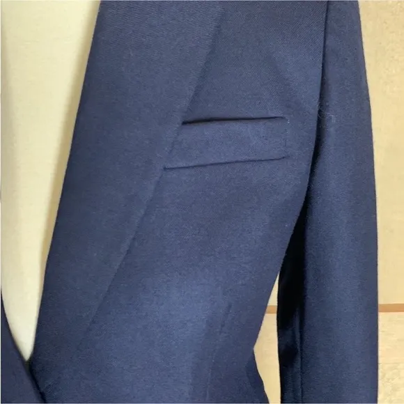 J. Crew Keating Schoolboy wool blend blazer jacket Size 2 Blue New without tag