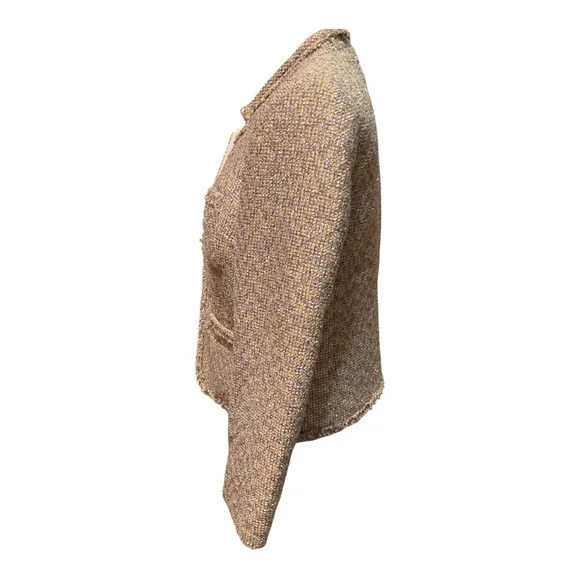 J. Crew Multicolor Metallic Tweed Blazer Size 8