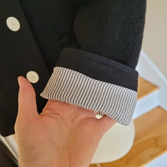 J. Crew NWOT 100% Wool Black Blazer Size M