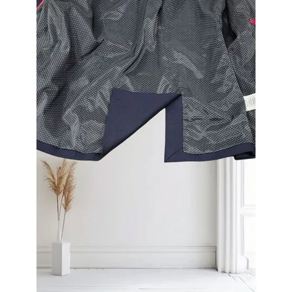 J Crew Women's Parke Blazer Wool Blend‎ Lined Navy Preppy/Career #G7726 Size 8