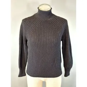 J. Crew NWT Relaxed Rollneck Sweater in Black Size XXS