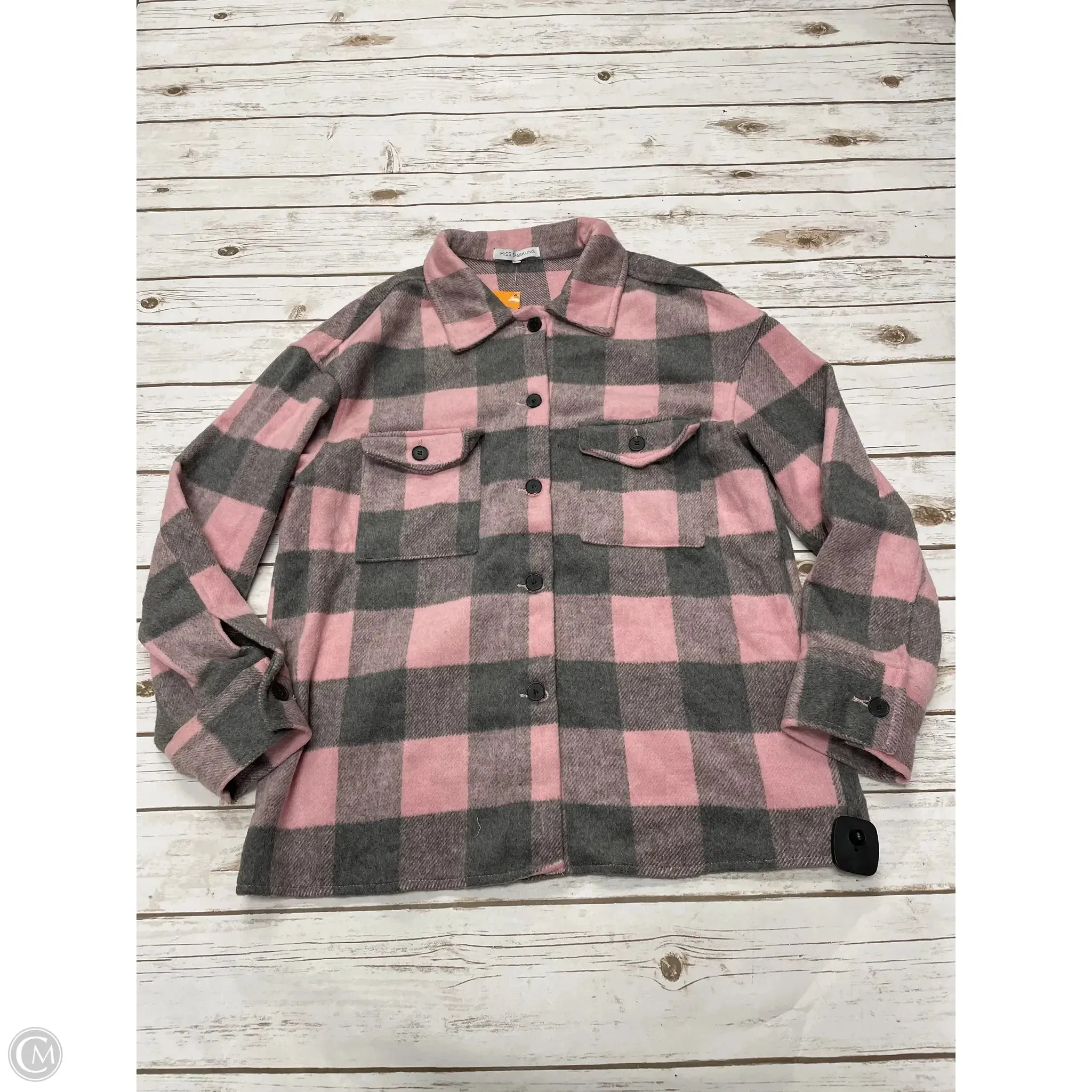 Jacket Shirt By Cme In Plaid Pattern, Size: Xxl