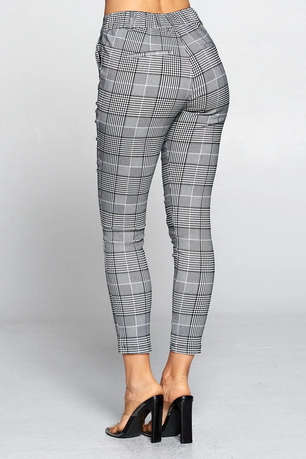 Jacquard Plaid Pants