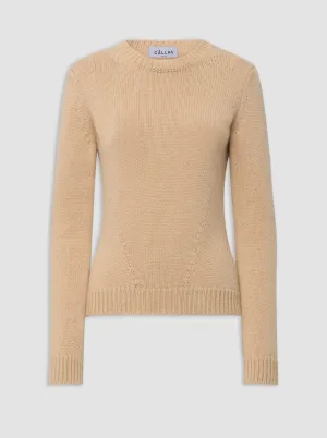 JEANNE Cashmere knit Camel