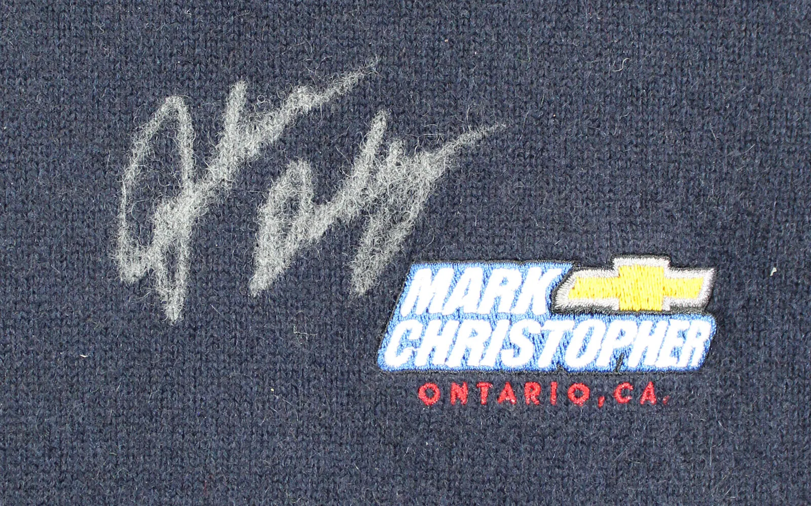 John Daly Signed Match Worn Navy Johnstons of Elgin Cashmere Sweater BAS