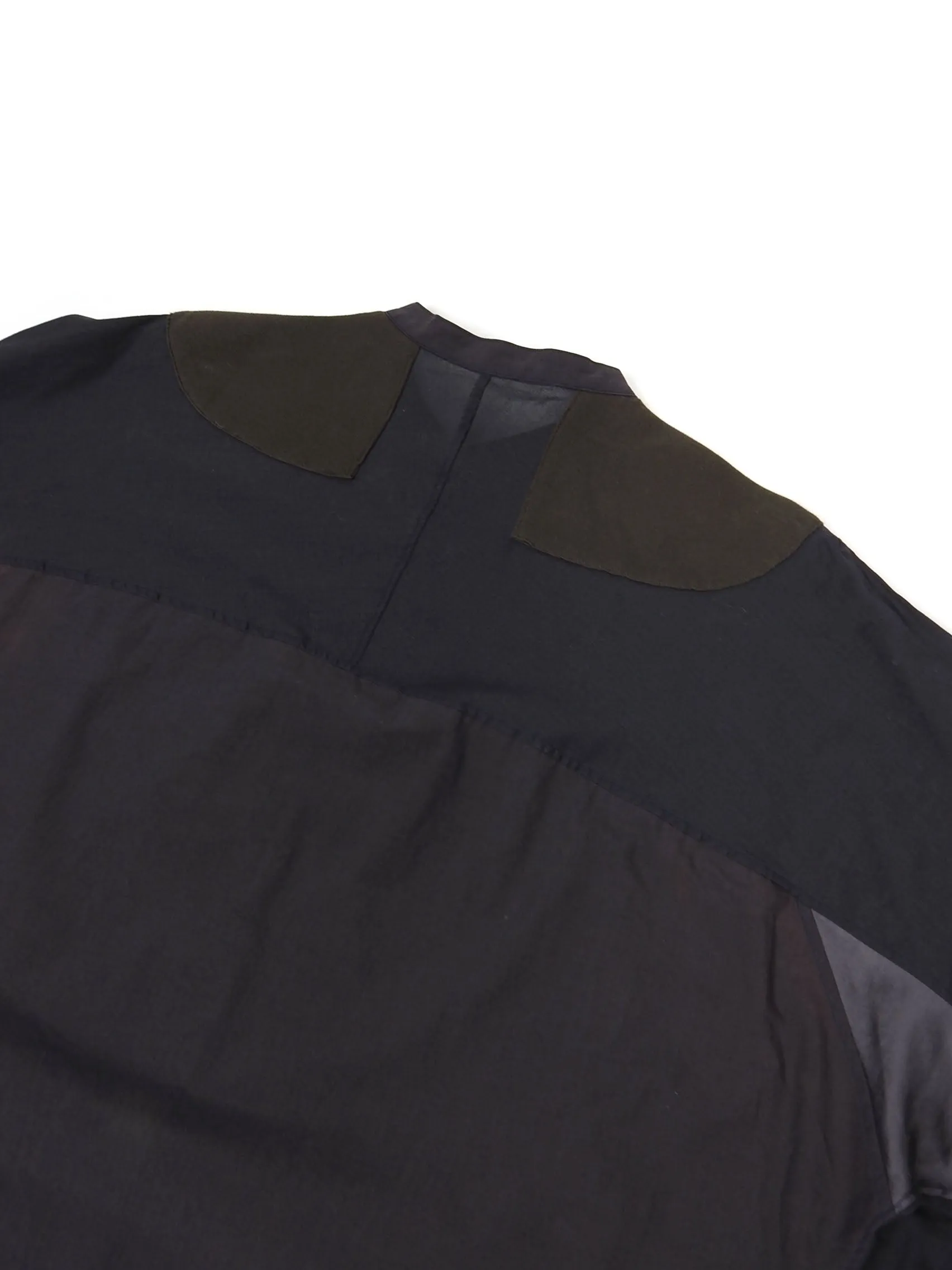 John Undercover Collarless P.O. Shirt Size 3