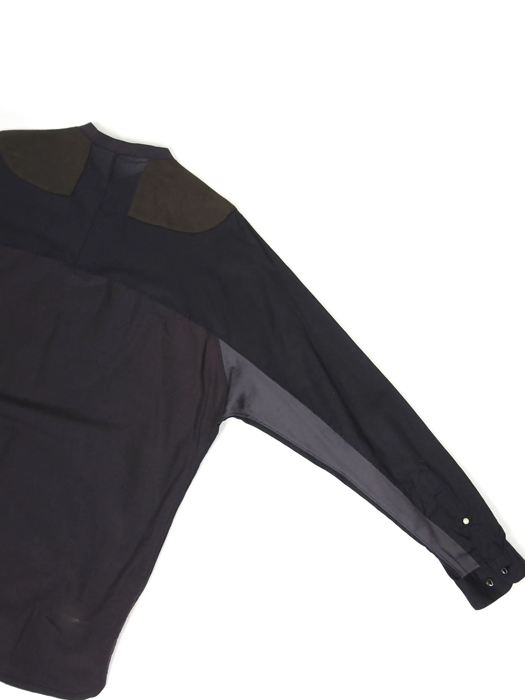 John Undercover Collarless P.O. Shirt Size 3