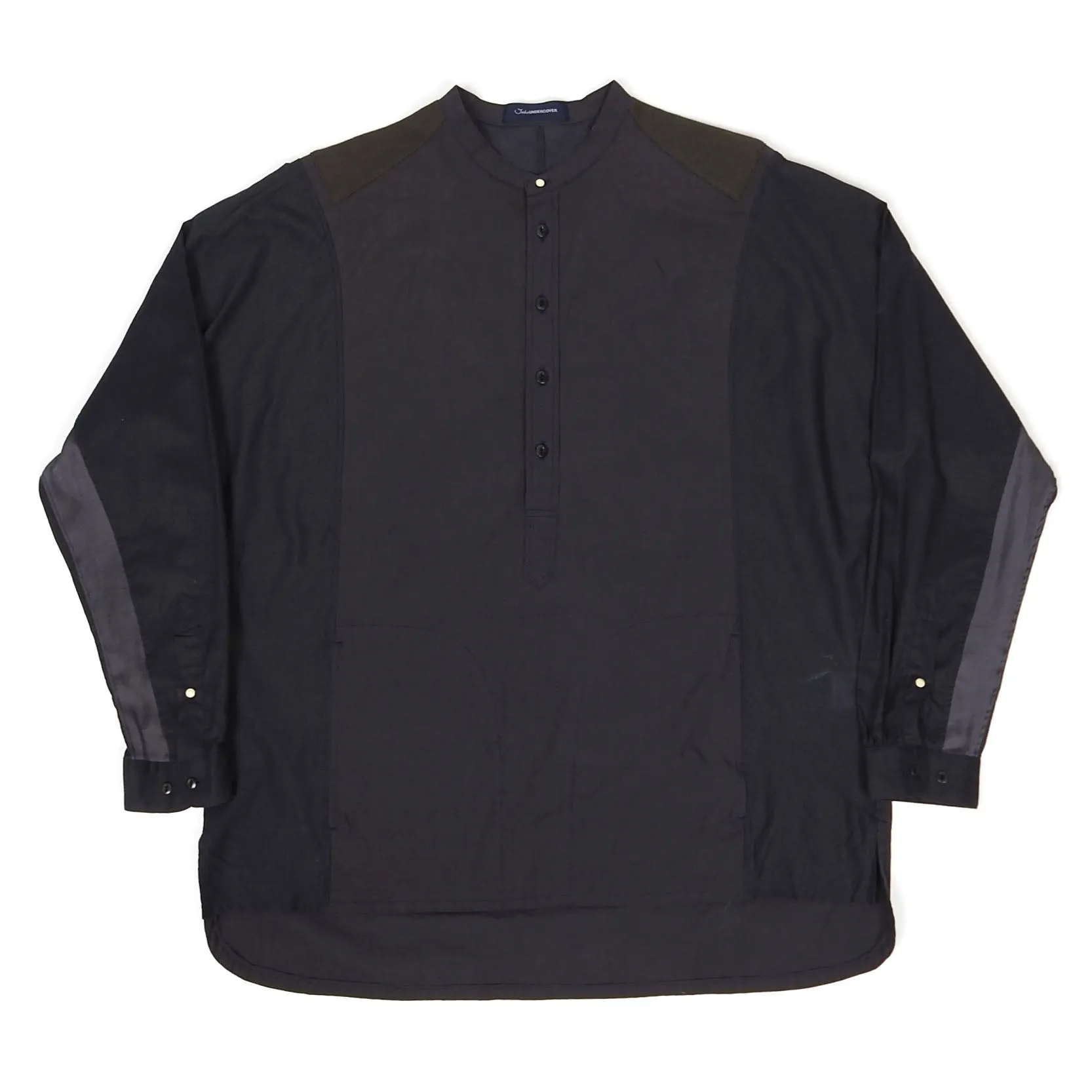 John Undercover Collarless P.O. Shirt Size 3