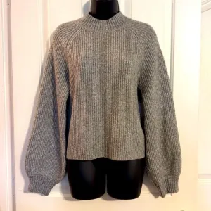 “JOIE” Silver Shimmer Sweater
