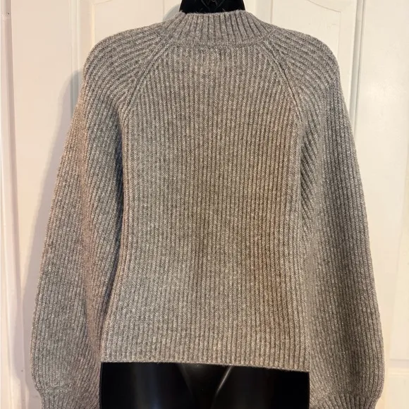 “JOIE” Silver Shimmer Sweater