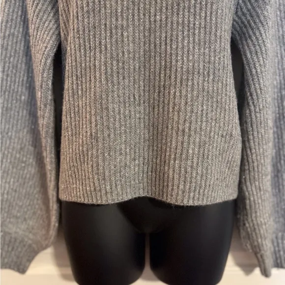 “JOIE” Silver Shimmer Sweater