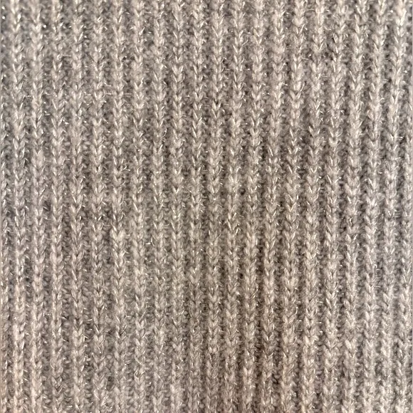 “JOIE” Silver Shimmer Sweater