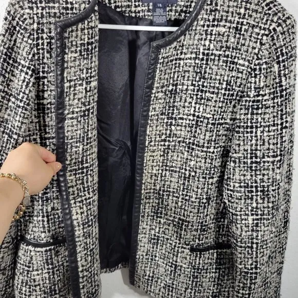 Jones New York Signature 16 Women tweed Wool blend Jacket