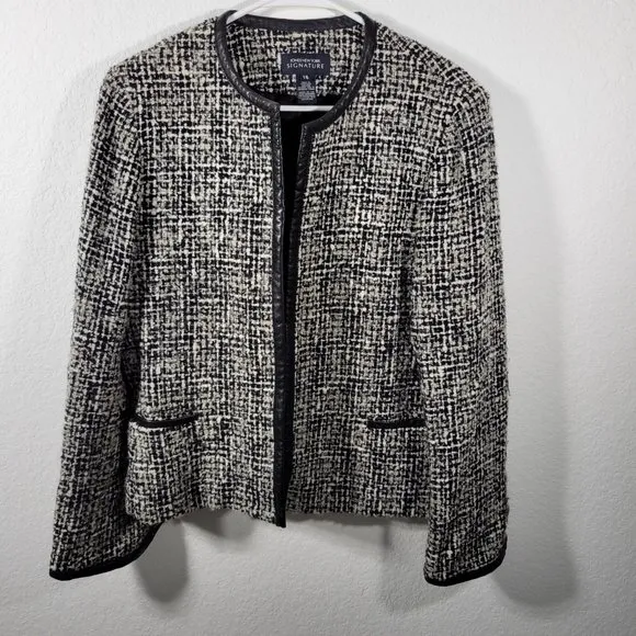 Jones New York Signature 16 Women tweed Wool blend Jacket