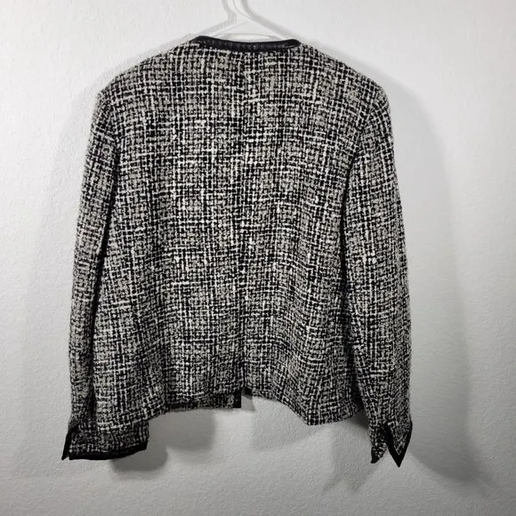 Jones New York Signature 16 Women tweed Wool blend Jacket