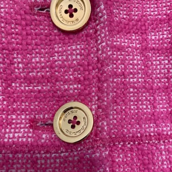 Juicy Couture Hot Pink Tweed Blazer Size M