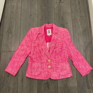 Juicy Couture Hot Pink Tweed Blazer Size M